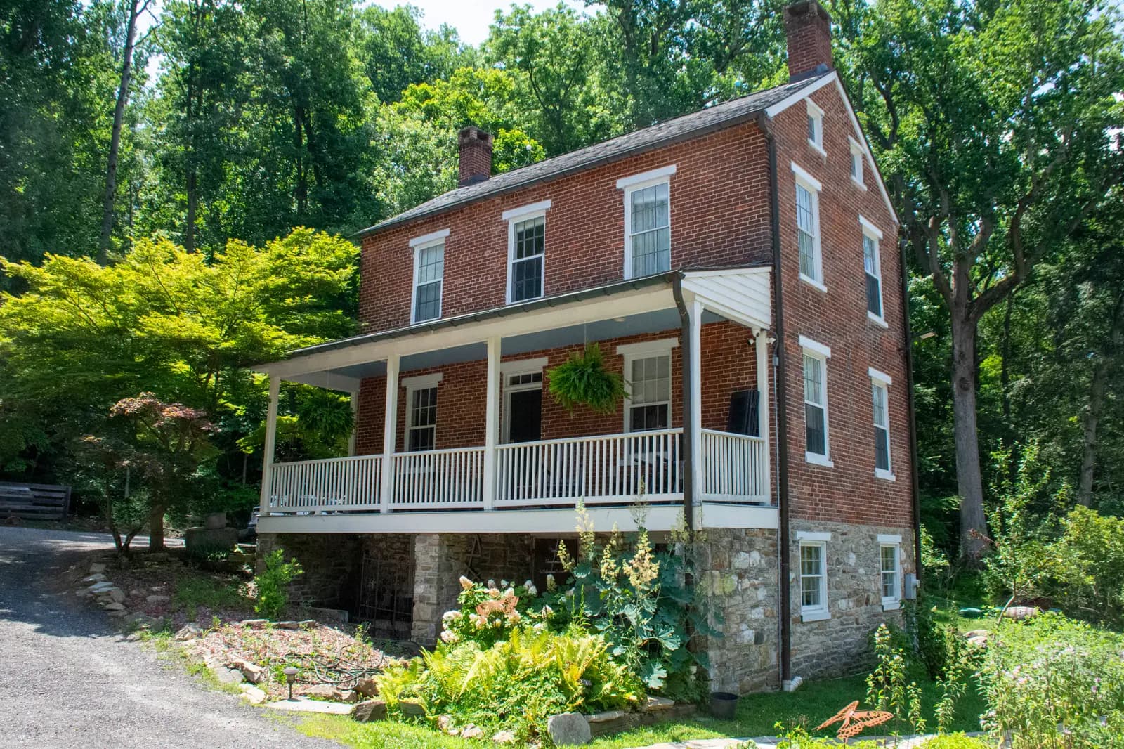 The Miller's House, a restored two-bedroom home beside Manor Mill